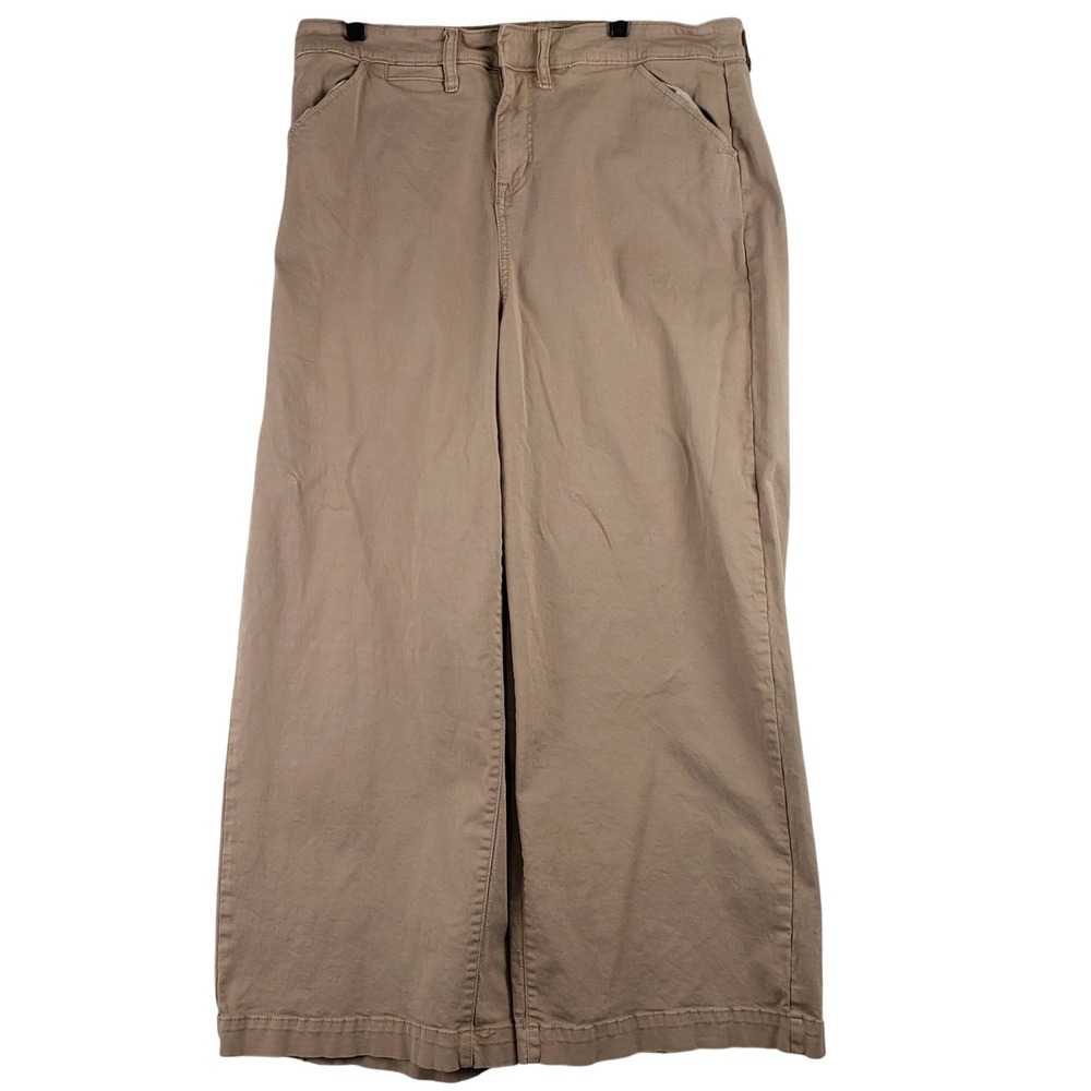 Torrid Wide Leg Trousers Pants Womens 16 Tan High Rise Workwear Business Casual